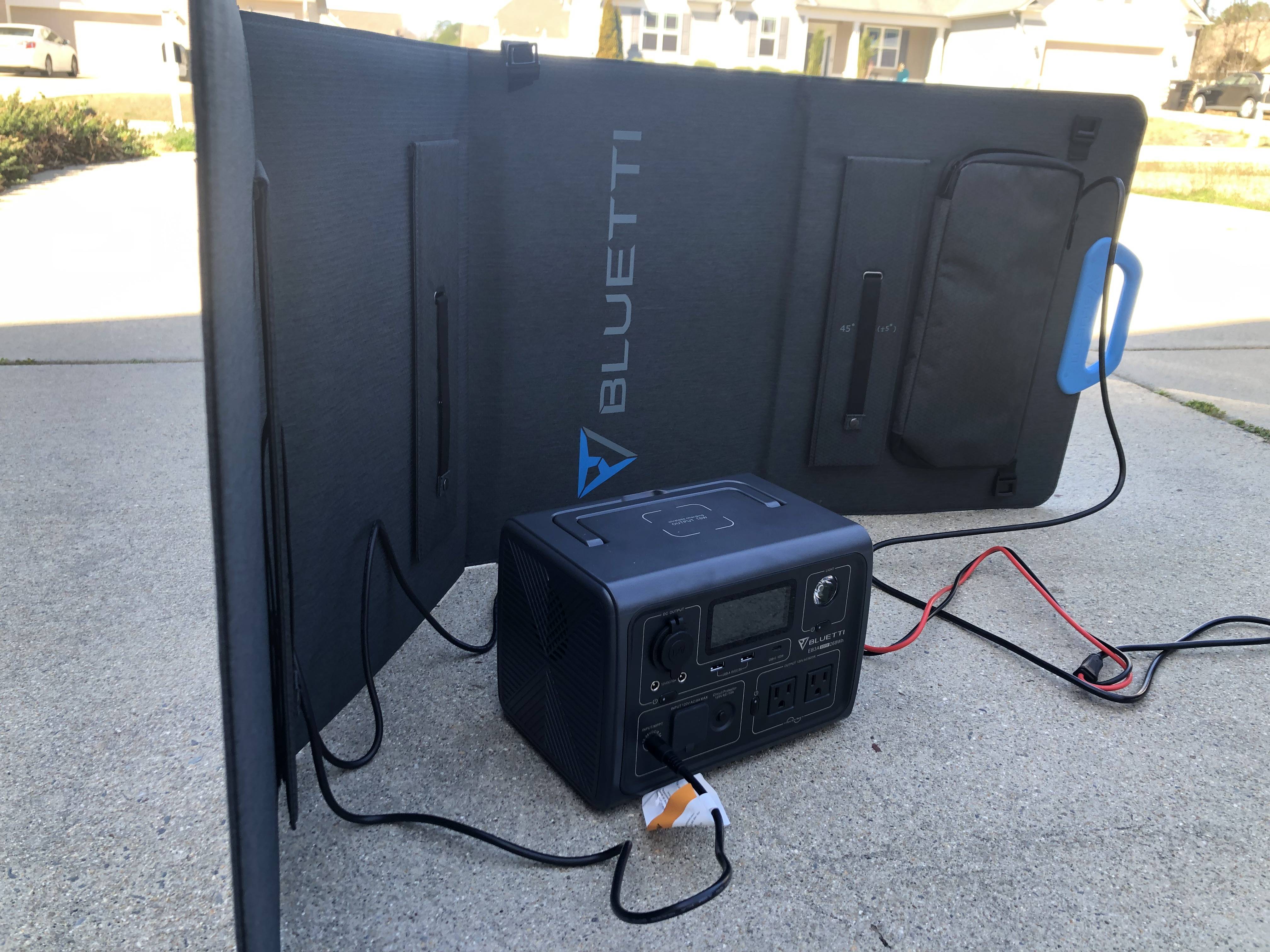 portable PV battery charger