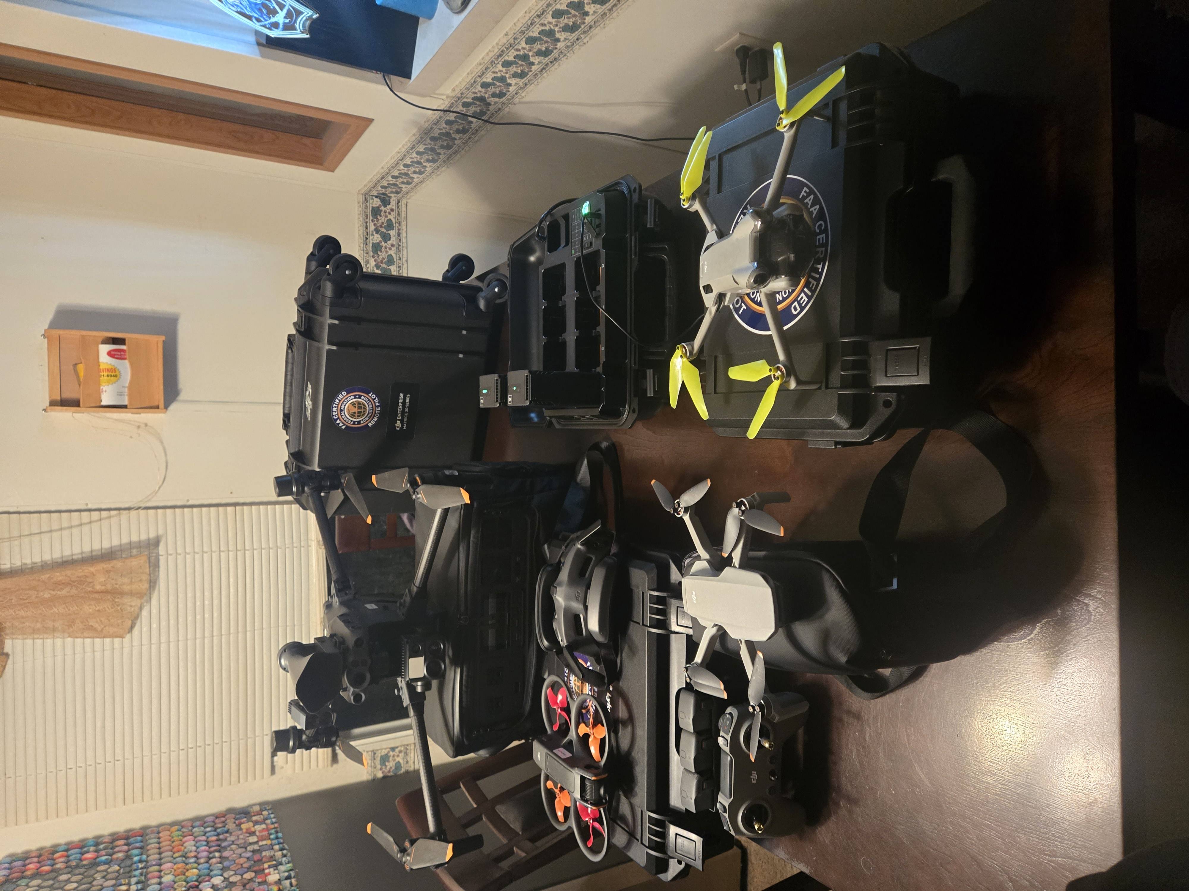 Entire Fleet with DJI Power 1000 and solar panels