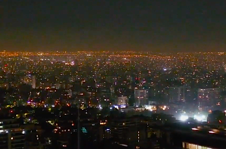 Day and Night: Drone Footage of Santiago Chile