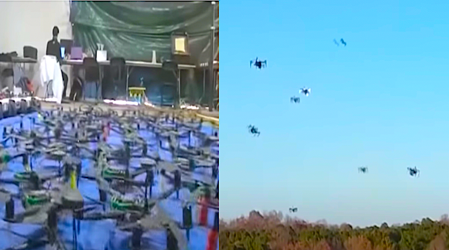 U.S. Navy Developing Drone Super Swarms