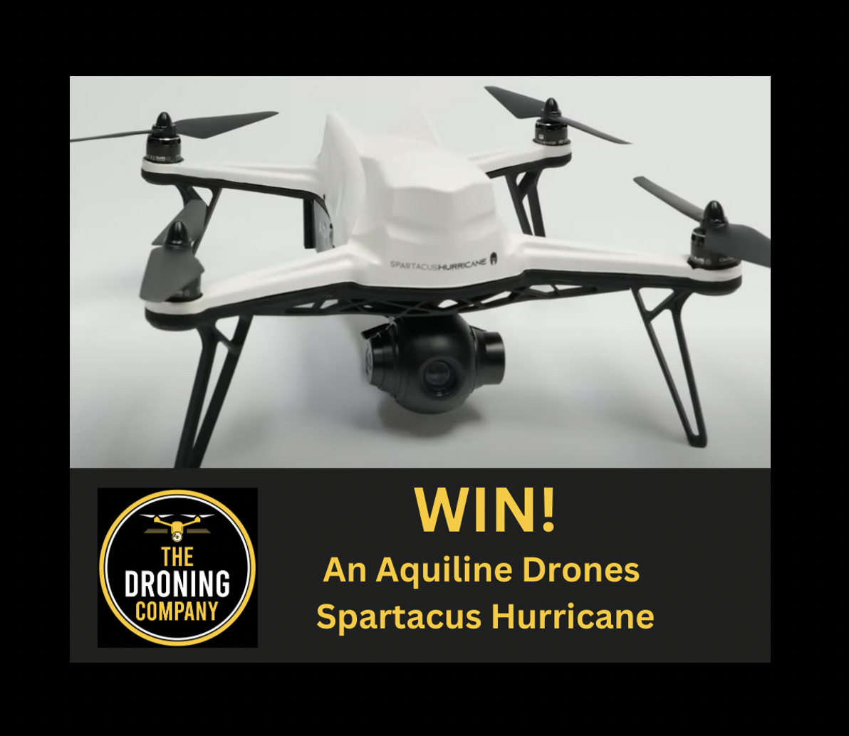 The Droning Company Sweepstakes: Win an Aquiline Spartacus Hurricane Drone