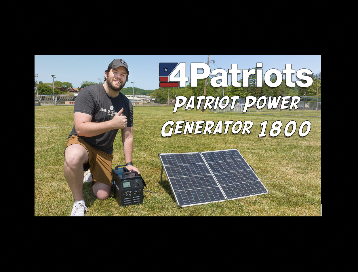 GEAR CHECK: 4Patriots Patriot Power Generator 1800