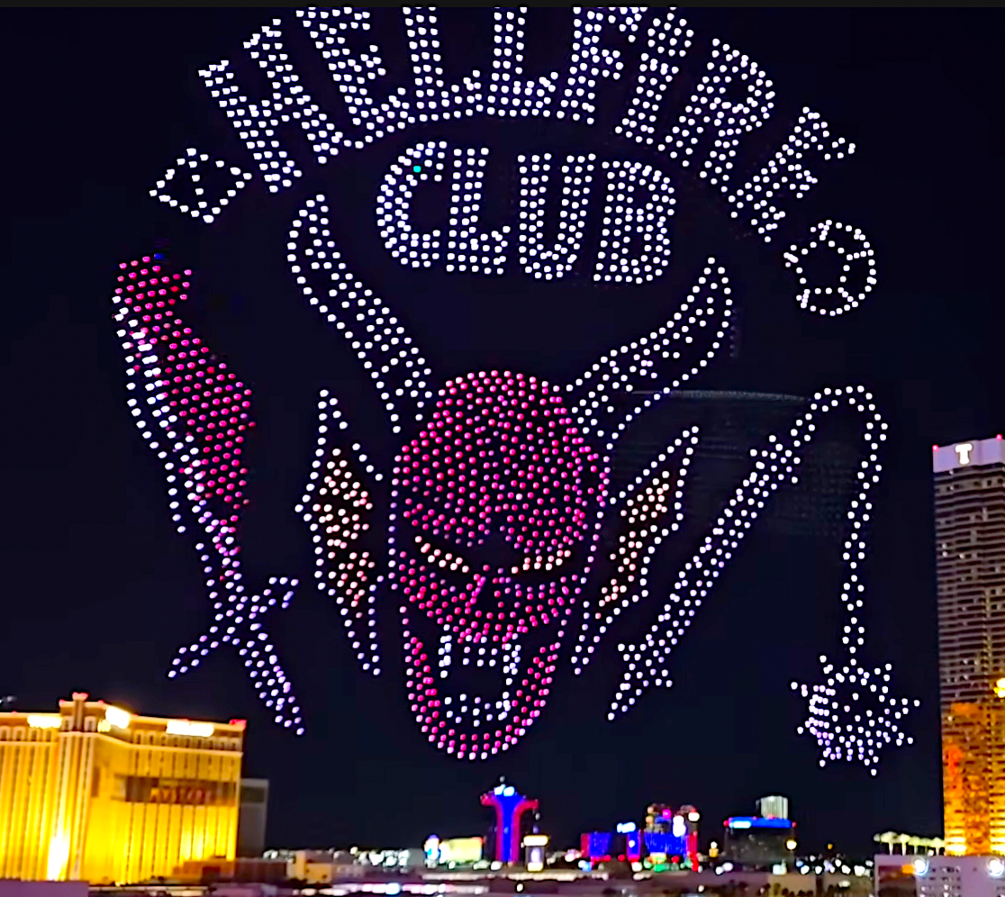 Drones bring "Stranger Things" to Las Vegas