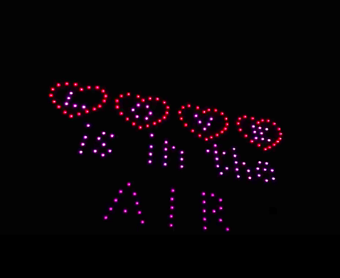 Drones Share the Love this Valentine's Day