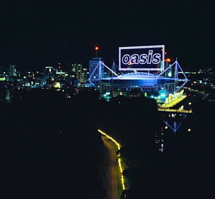 Oasis Kicks Off Reunion Tour with drone display