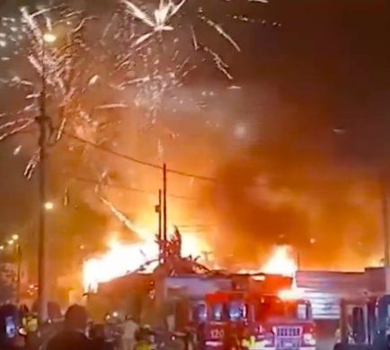 Drones Capture Devastating Fires in Lima, Peru